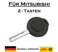 1x Autoschlüssel Gehäuse für Mitsubishi - Ersatz 2 Tasten Fernbedienung KS17NO