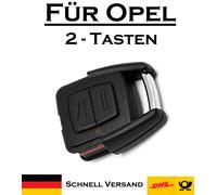 1x Autoschlüssel Gehäuse für Opel - Ersatz 2 Tasten PKW Fernbedienung KS09