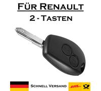 1x Autoschlüssel Gehäuse für Renault - Ersatz 2 Tasten PKW Fernbedienung KS05N0