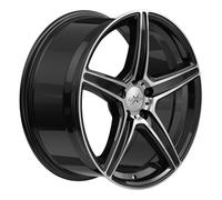 1x AXXION AX7 SUPER CONCAVE schwarz hochglanzpoliert 8.5Jx19 5x112 ET45
