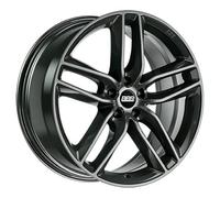 ALUFELGEN BBS, SX, 8,5X19 ET46 5X112 82, KRISTALL-SCHWARZ