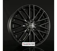 1x BORBET BS5 Alufelge 8x18 Zoll ET50 5x112 Black Glossy Schwarz Glanz Audi VW