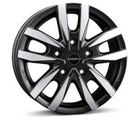 Borbet CW5 Black Polished Matt Alufelge 16 Zoll ET60 5x120 ML65,1