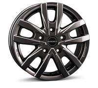 Borbet CW5 Mistral Anthracite Glossy Alufelge 16 Zoll ET60 5x120 ML65,1