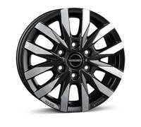 BORBET DESIGN CW6 black polished matt 6.5Jx16 6x130 ET54