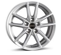 1x BORBET DESIGN W kristallsilber 7.0Jx17 5x114.3 ET45