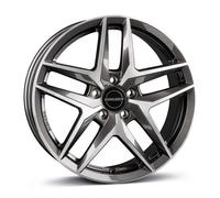 Borbet, Z, 7,5x18 ET44 5x112 66,6, mistral anthracite glossy polished