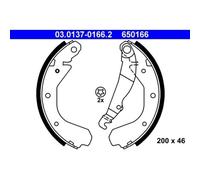 1x Bremsbackensatz ATE 03.0137-0166.2 passend für OPEL VAUXHALL