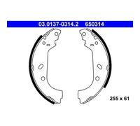 Bremsbacken 03.0137-0314.2 ATE für PEUGEOT CITROËN FIAT LANCIA