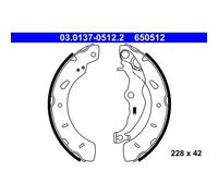 1x Bremsbackensatz ATE 03.0137-0512.2 passend für FORD