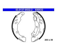 1x Bremsbackensatz ATE 03.0137-0532.2 passend für RENAULT DACIA