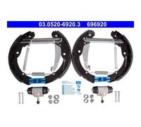 ATE Topkit Bremsbackensatz vormontiert VW, Skoda, Seat 03.0520-6920.3
