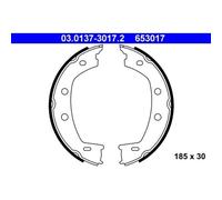 1x Bremsbackensatz, Feststellbremse ATE 03.0137-3017.2 passend für LAND ROVER