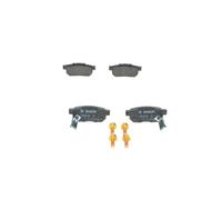 1x Bremsbelagsatz, Scheibenbremse BOSCH 0 986 494 392 passend für HONDA MAZDA