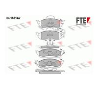 1x Bremsbelagsatz, Scheibenbremse FTE 9010291 passend für MERCEDES-BENZ