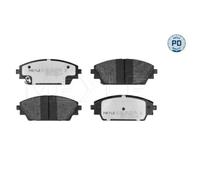 1x Bremsbelagsatz, Scheibenbremse MEYLE 025 258 7516/PD passend für MAZDA