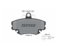 1x Bremsbelagsatz, Scheibenbremse TEXTAR 2146306 passend für RENAULT