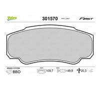VALEO 301570 Bremsbeläge