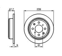 BOSCH 0 986 479 101 Bremsscheibe