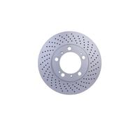 1x Bremsscheibe HELLA 8DD 355 127-511 passend für PORSCHE