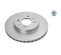 1x Bremsscheibe MEYLE 37-15 521 0041/PD passend für HYUNDAI KIA