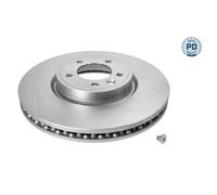 1x Bremsscheibe MEYLE 53-83 521 0021/PD passend für LAND ROVER