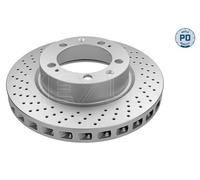MEYLE Bremsscheibe MEYLE-PD Quality vorne links Gelocht 304mm für PORSCHE 483 521 0009/PD