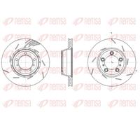 1x Bremsscheibe REMSA 61861.10 286,8mm für PORSCHE PANAMERA 970 Hybrid GTS