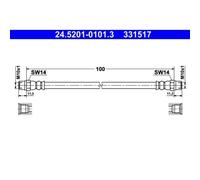 Bremsschlauch ATE 24.5201-0101.3, Rechts