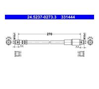 ATE Bremsschlauch 24.5237-0273.3