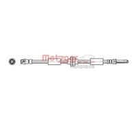 1x Bremsschlauch METZGER 4110362 passend für VW