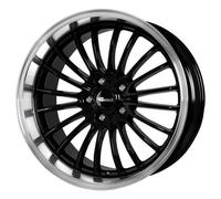 1x BROCK B24-GP Schwarz Glanz Horn-poliert 8.5Jx19 5x110 ET32