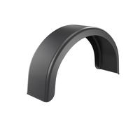 1x DOMAR Spritzschutz 20x115cm, Kunststoff Kotflügel für PKW Anhänger, schwarz