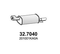 1x Endschalldämpfer ASSO 32.7040 passend für NISSAN