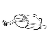 1x Endschalldämpfer BOSAL 163-203 passend für HONDA