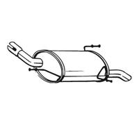 1x Endschalldämpfer BOSAL 185-947 passend für OPEL VAUXHALL
