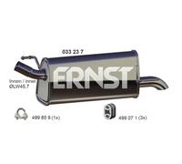 ERNST Endschalldämpfer für GENERAL MOTORS OPEL 033237