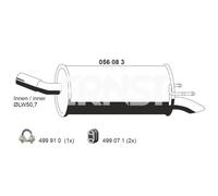 1x Endschalldämpfer ERNST 056083 passend für OPEL GENERAL MOTORS
