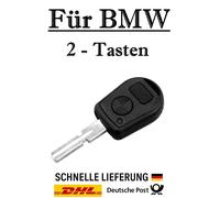 1x Ersatz Autoschlüssel Gehäuse für BMW - 2-Tasten PKW Fernbedienung KS01 - HU58