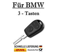 1x Ersatz Autoschlüssel Gehäuse für BMW - 3-Tasten PKW Fernbedienung KS03 - HU58