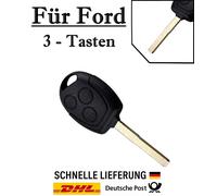 1x Ersatz Autoschlüssel Gehäuse für Ford 3-Tasten PKW Fernbedienung KS09 - HU101