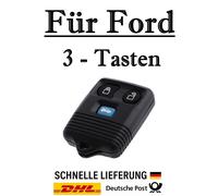 1x Ersatz Autoschlüssel Gehäuse für Ford 3-Tasten PKW Fernbedienung - KS13C