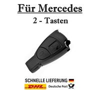 1x Ersatz Autoschlüssel Gehäuse für Mercedes 2-Tasten PKW Fernbedienung - KS09F