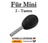 1x Ersatz Autoschlüssel Gehäuse für Mini - 2-Tasten PKW Fernbedienung - KS13