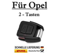1x Ersatz Autoschlüssel Gehäuse für Opel 2-Tasten PKW Fernbedienung - KS09