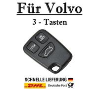 1x Ersatz Autoschlüssel Gehäuse für Volvo 3-Tasten PKW Fernbedienung - KS03