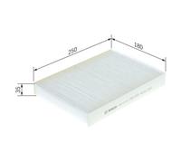 Innenraumluftfilter BOSCH 1 987 435 057
