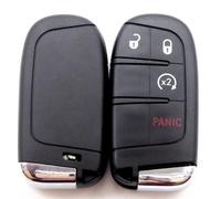 1x Funkschlüssel Leergehäuse mit 4 Tasten für Dodge, Chrysler, Fiat oder Jeep