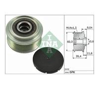 Generatorfreilauf Schaeffler INA 535 0277 10