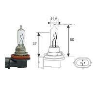 MAGNETI MARELLI 002548100000 Glühlampe, Fernscheinwerfer
